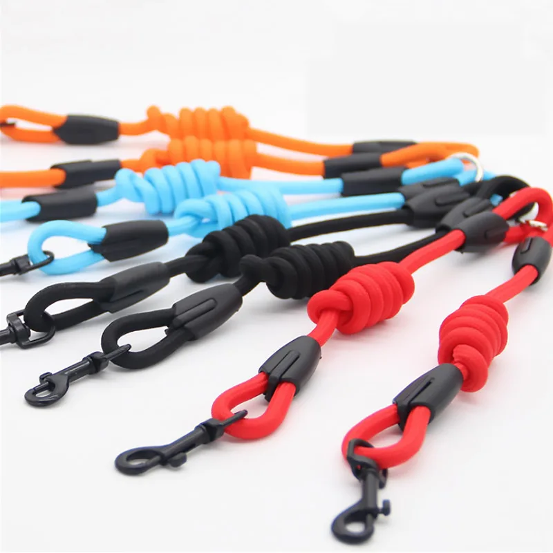 Pet supplies dual end traction rope traction two dog walking ropes portable traction belt outdoor walking dog leash for 2 dogs