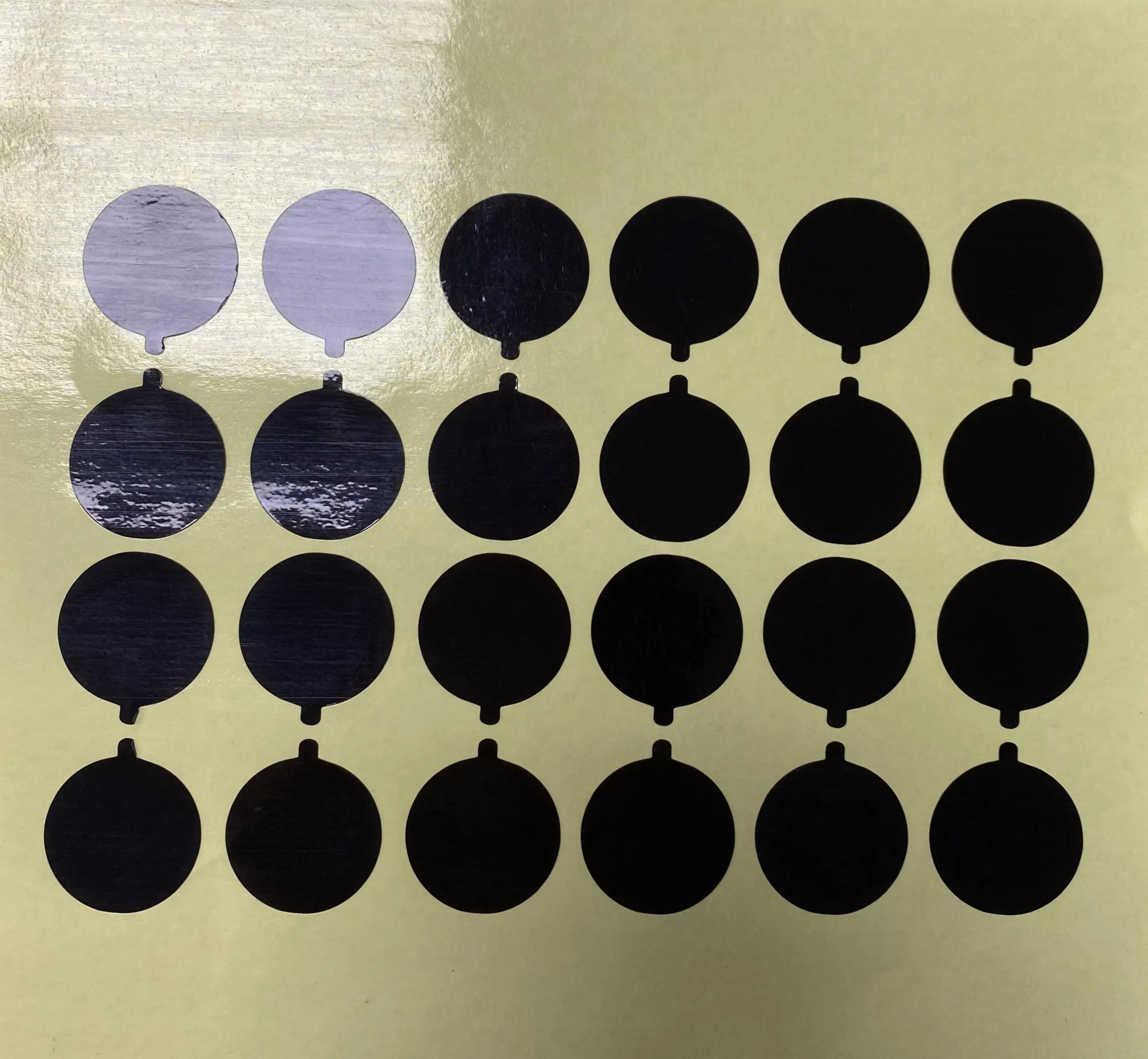 compostable Custom Printing Silver Foil Labels Adhesive Candles Jar Glass Stickers Label