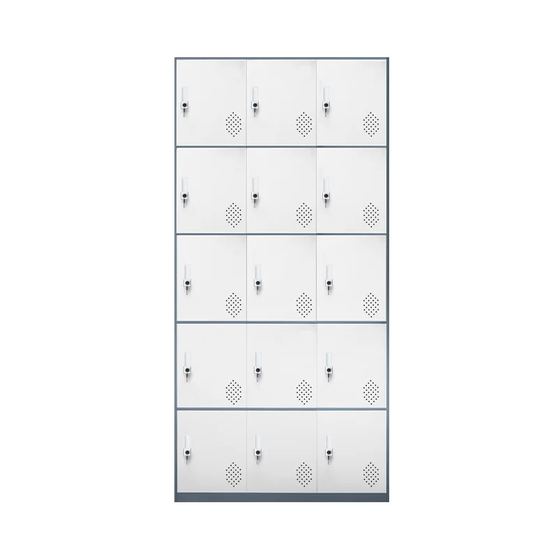 School 15 door lockable classroom locker  metal file cabinets office school dormitory multi-door locker cabinet