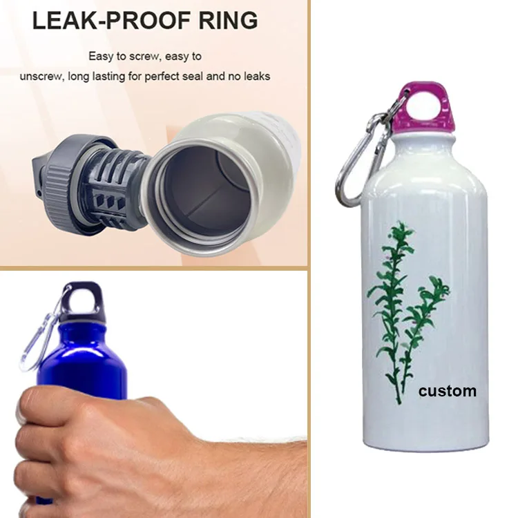 Wholesale Outdoor Sport Bicycle Metal Drinking Bottle Packaging 500ml 750ml 1l Sports Water Bottle Custom Logo Aluminum Bottle