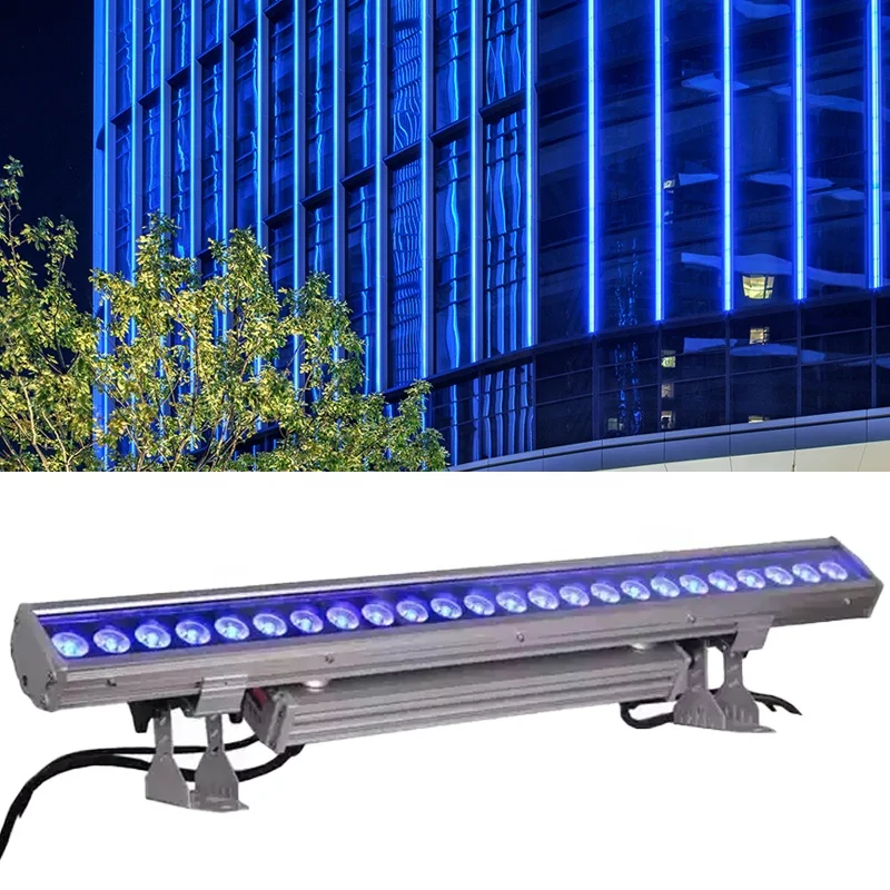 AC85 ~ 265V высокой мощности 145W Светодиодная настенная лампа наружного освещения DMX512 пикселей управления 5 в 1 RGBWA адвокатского сословия СИД крытый светодиодные прожекторы освещение