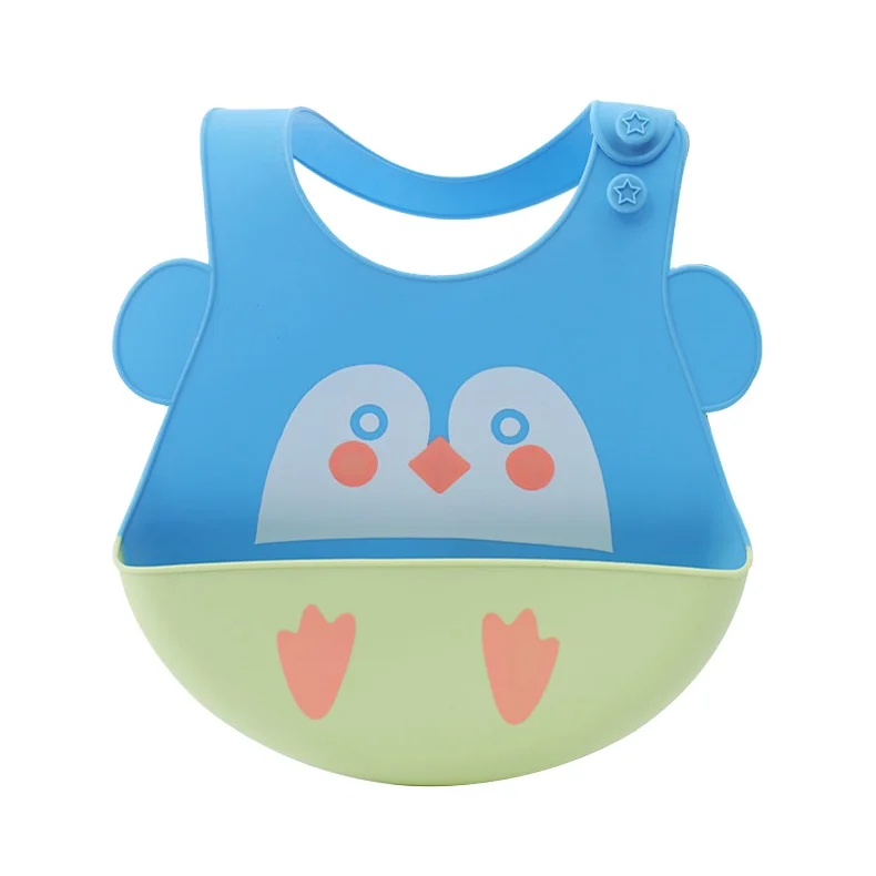 Baby Products Waterproof Food Grade Feeding mushie silicone baby bib