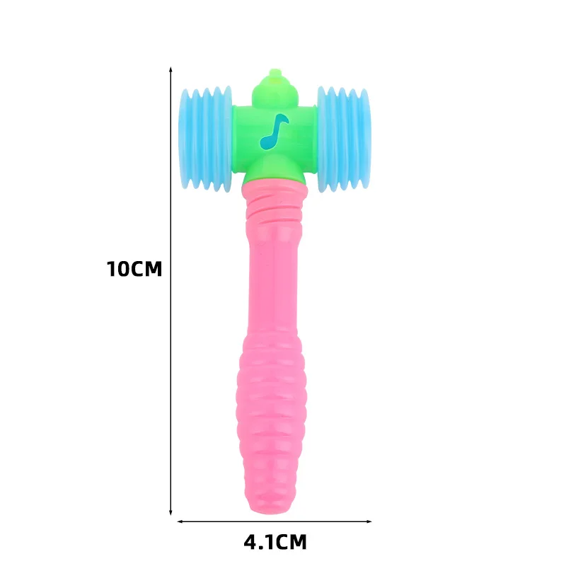 Kids Plastic Squeaky Hammer with Sound Maker  Pounding Toys Kids Beating Gavel Toys
