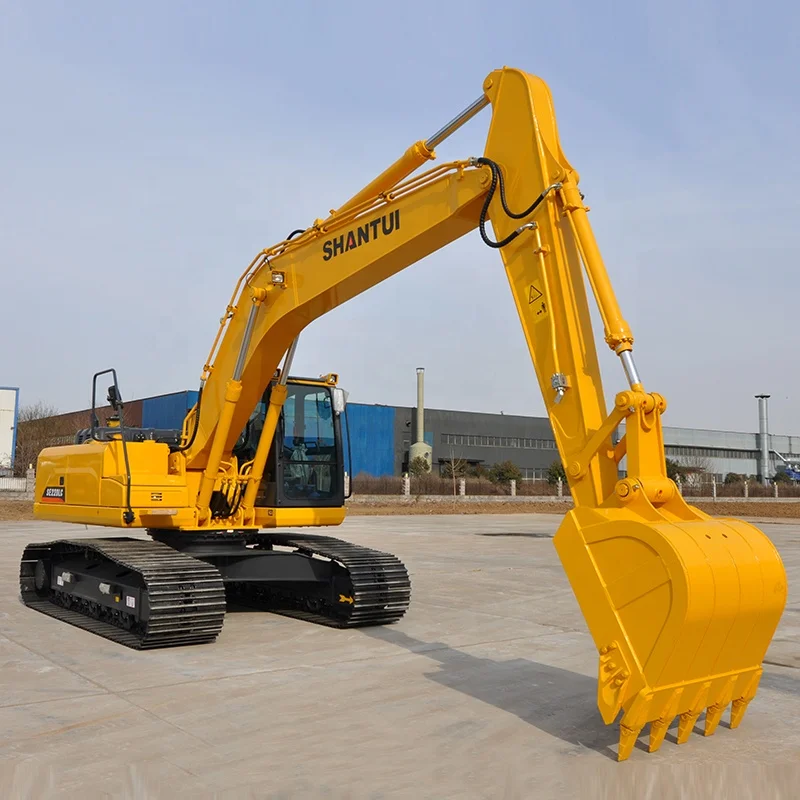 China mid size SHANTUI SE220LC 22.8t excavators machines with 1 year warranty time