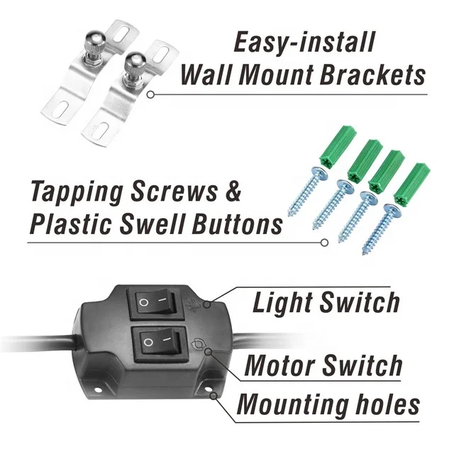 M345 Series  Blue Red White 4 sizes Barber shop light sign barber pole