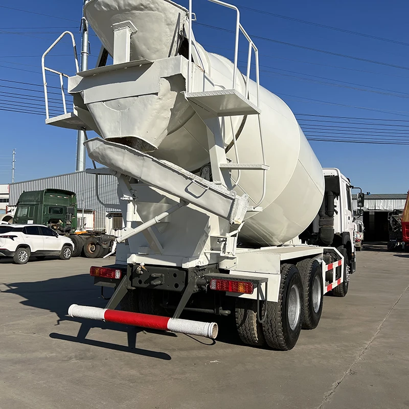 8-12 куб. М оригинальный б/у Howo 6x4 автобетономешалка с 10 колесами 336/371/375 HP для