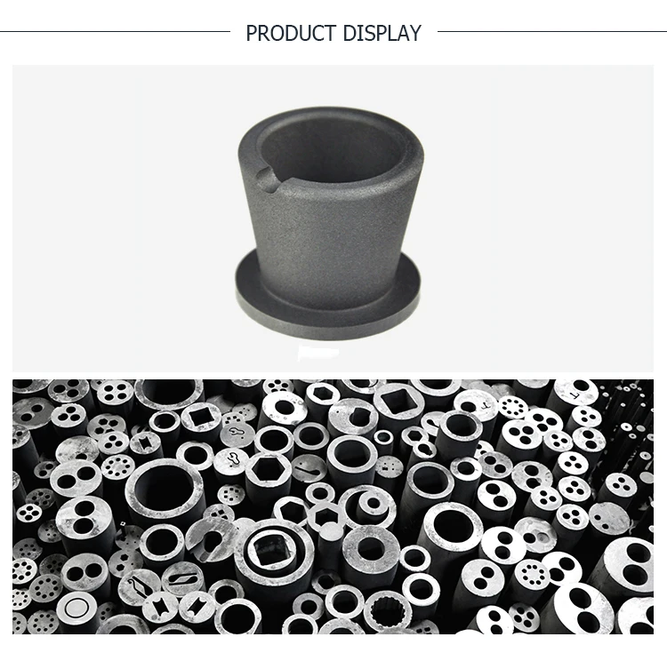 Factory wholesale graphite die mold for continuous casting metal rods crucibles