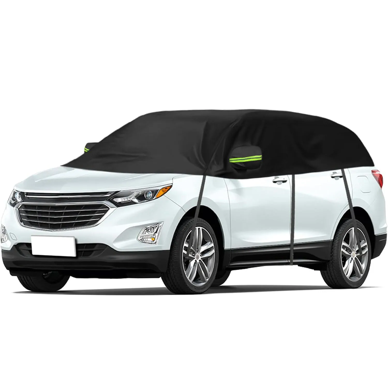 Popular Winter Snow Removal Car Cover Waterproof Car Cover Half Protector Peva Foldable Car Sunshade Umbrella Windshield Cover