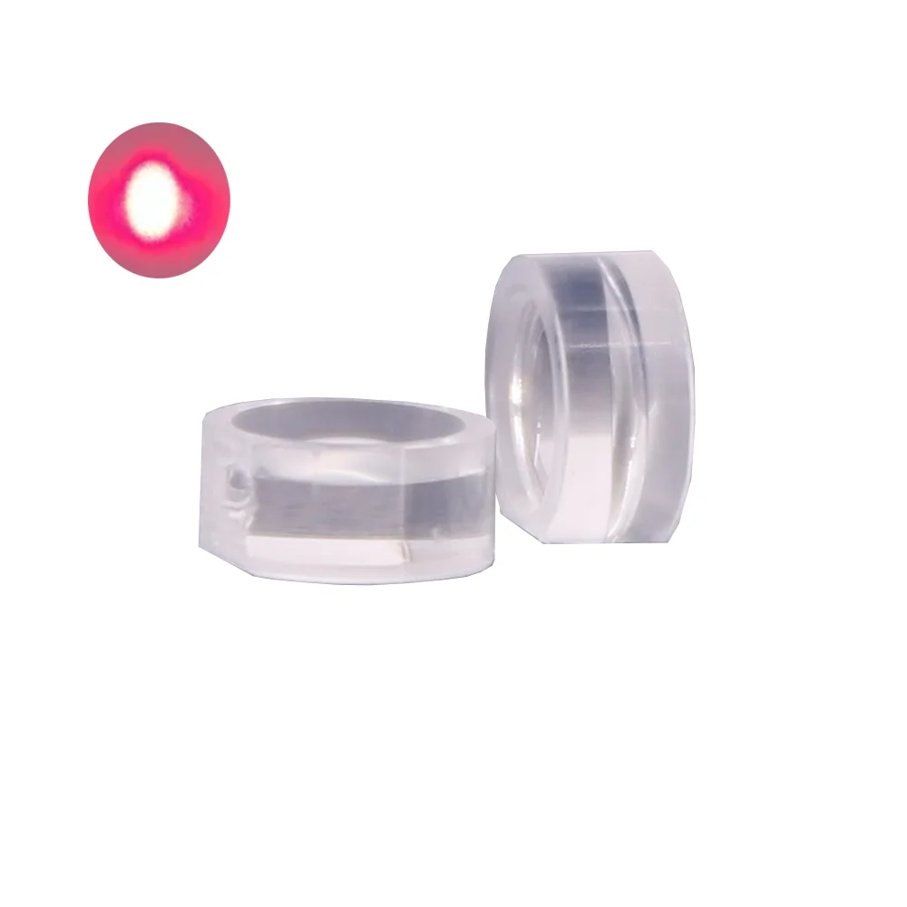 Laser accessories  PMMA  7mm *3.3mm FL 7mm laser focusing lens, laser collimating lens, plastic optical lens Laser prism lenses