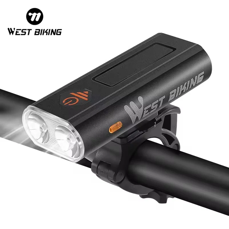 WEST BIKING New Highlight Bicycle Front Light Outdoor Mountain Road Bike Cycling 1000Lumen LED Headlight USB Rechargeable Light