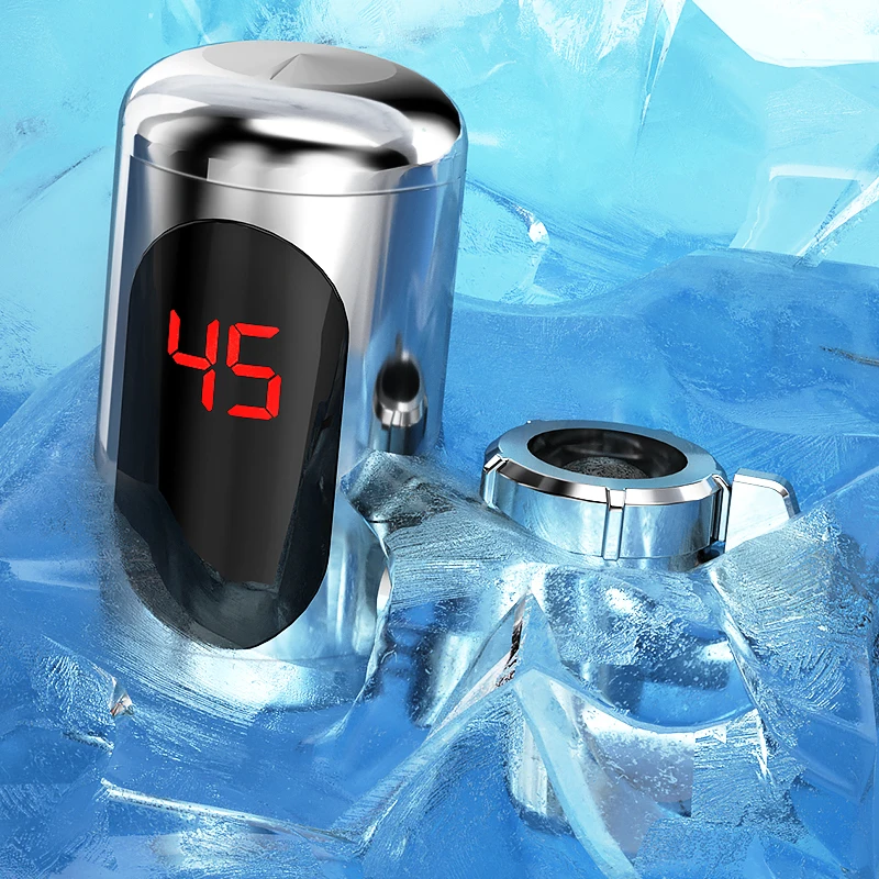 220V Kitchen Temperature Display Heating Water Faucet Instant Hot Water Tap Faucet Heating Electric Water Heater Faucet