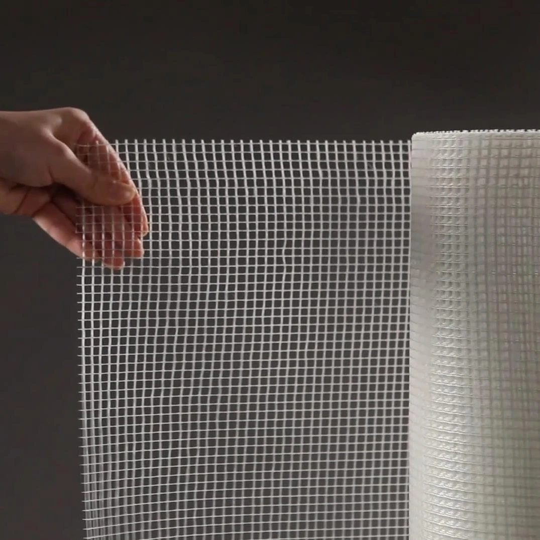 Fiber Gladd Cloth PVC Fabric Woven Coated Fiberglass Mesh Cloth for Wall Reinforcement and Crack Prevention