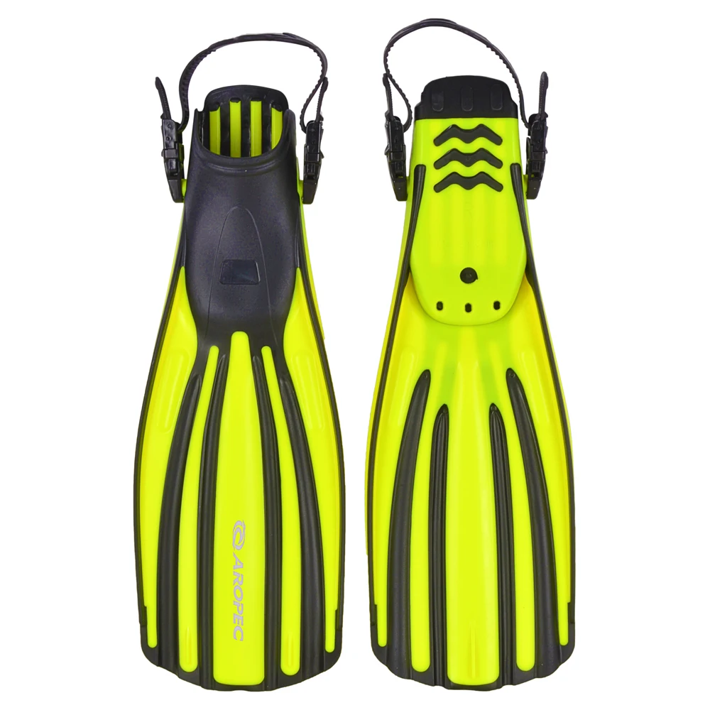 Professional Diving Equipment Open Pocket Plastic Fin Swim Flipper For Water Sports