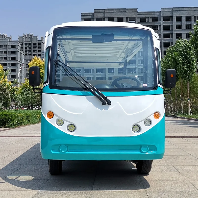 
 Open style city luxury sightseeing tourist car bus 14 seat electric  
