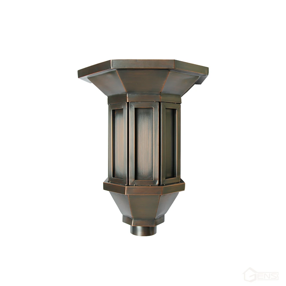 New Product Explosion Copper Rainwater Conductor Head Perfect Fusion of Classical and Protect to Your Home