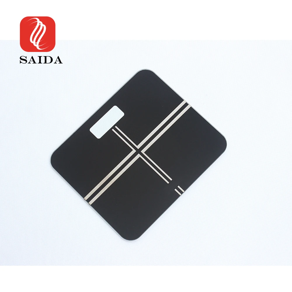 Customized 6mm ITO Glass Electronic Scale Tempered glass for Scale Glass Panel with AR coating and silk screen printing