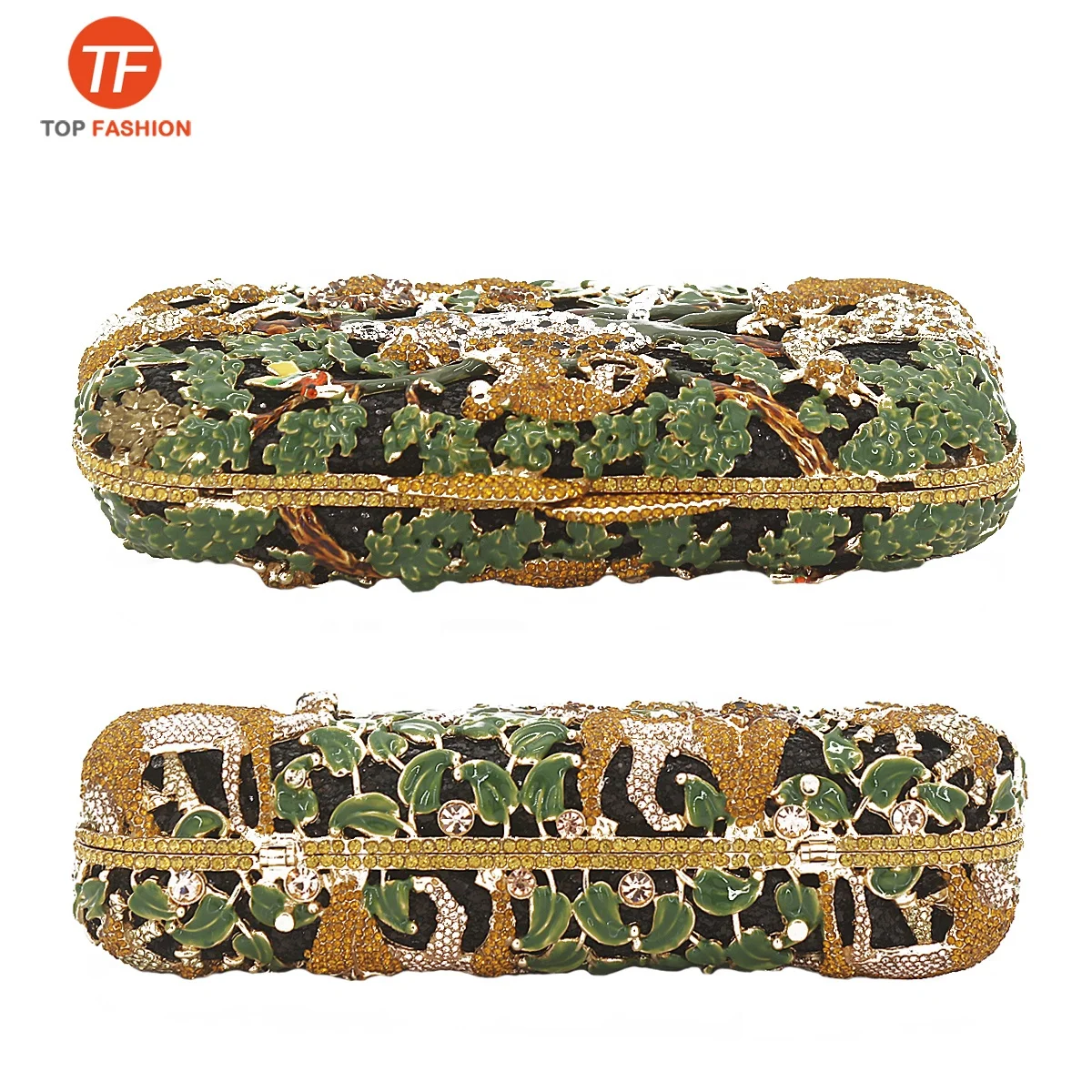 
Luxury Animals Crystal Rhinestone Party Hardcase Clutch Evening Bag from Factory 