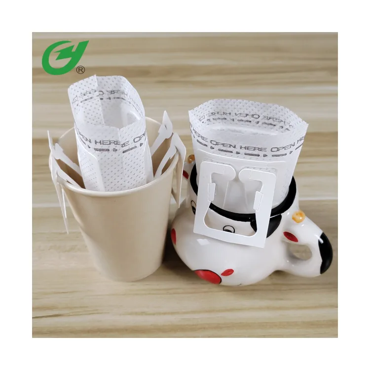 PLA Corn Fiber Coffee Drip Filters Drip Coffee Bag Biodegradable Drip Filter coffee Bag