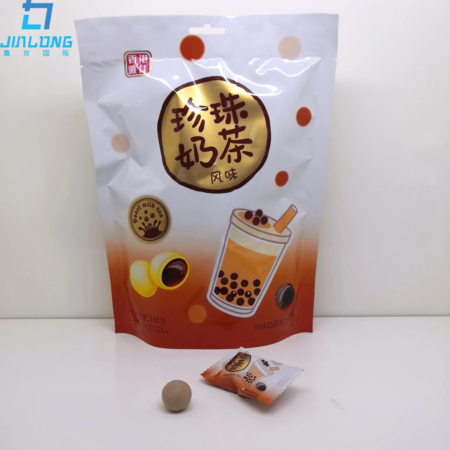 Candy candy pearl milk tea boba tea bubble milk tea candy