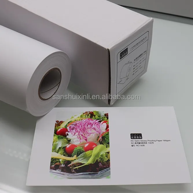 L&B High Quality Waterproof RC Self adhesive Gloss Matte Luster Photo Paper Rolls Sticker A3 , A4 , 4R