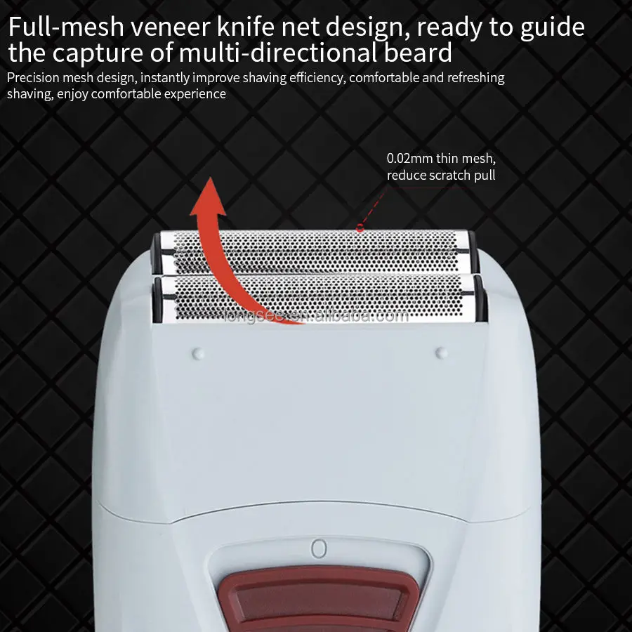 Hot sale Shaver for Men Twin Blades Reciprocating electric shaver  LS2202 compatible with Andis ProFoil Lithium foil shave