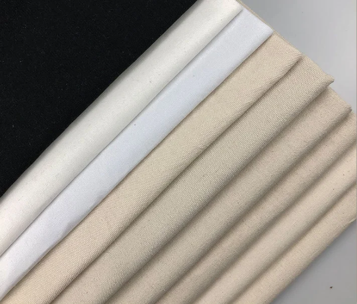 Manufacturers Direct Custom Cotton Twill Fabric Pure Organic 100% Plain Polyester for Recycle