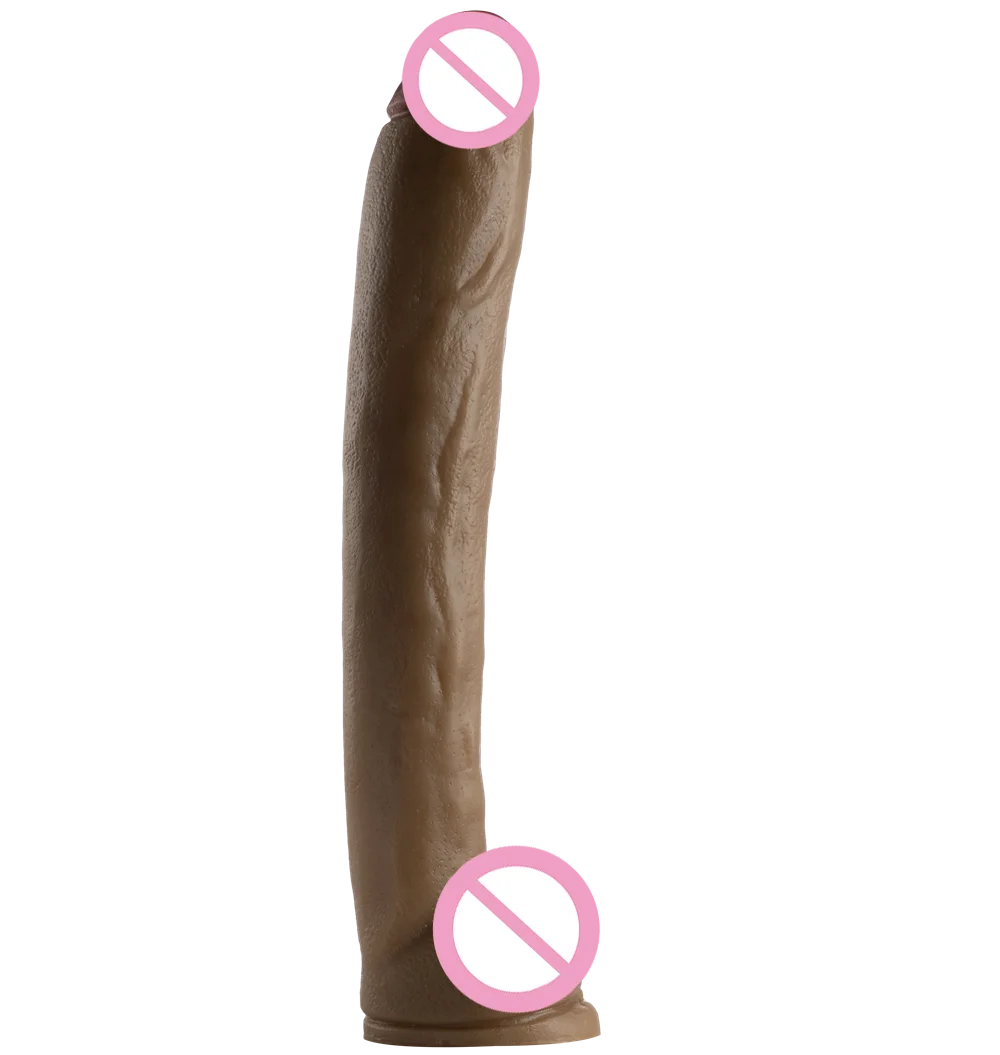 39.5 cm Long Realistic Dildo With Suction Cup Artificial Penis for Women Vagina Masturbator