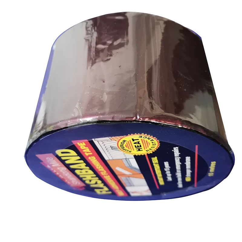 red aluminum foil self adhesive joint bitumen window flashing tape