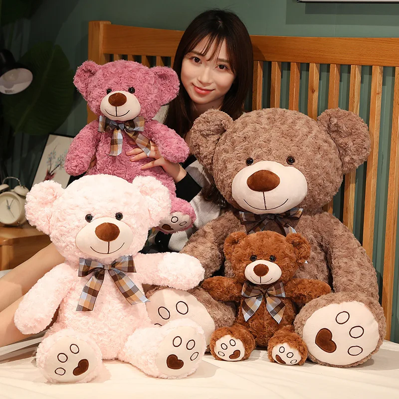 Fluffy Teddy Bear Soft Toys Party Present Kids Gift Stuffed Plush Teddy Bear Toys for Christmas Birthday