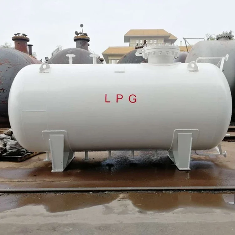 Горизонтальный 10 тонный бак для хранения lpg цена 10000 л продажи