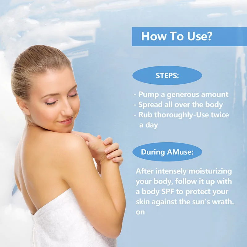 CALFLYN organic moisturizing Vitamin C brightening skin whitening aha body lotion