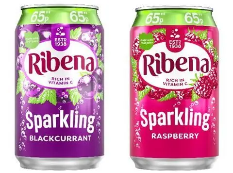 Ribena Sparkling Can Regular 325ml x 6 cans