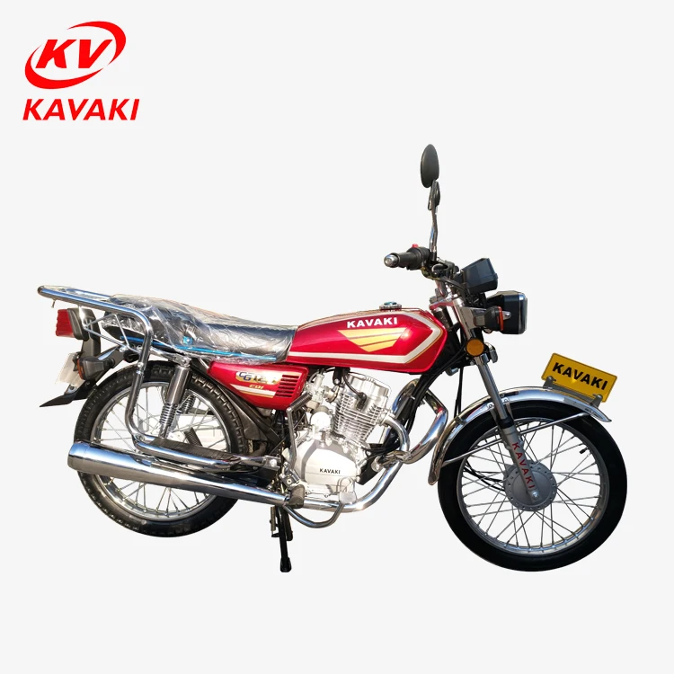 KAVAKI Gasoline Motorcycle with Safe Guard and Big Footrest 125cc CG125 Motorcycle