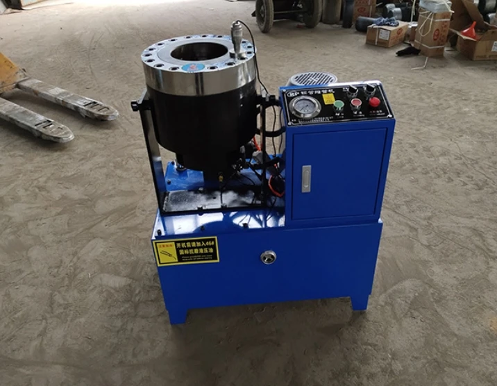 Automatic Metal Pipe Shrink Machine High Efficiency Hydraulic Hose Pressing Machine High Pressure Hose Punching Machine