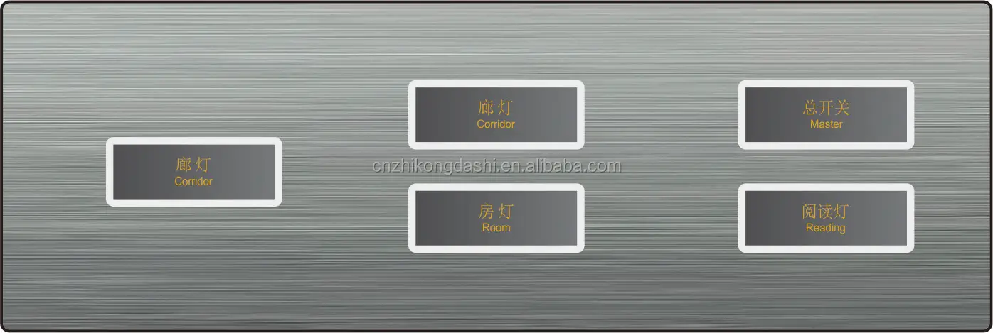 Factory hot-selling gray smart wall switch Hotel room porcelain wall WIFI switch Smart home Tuya switch