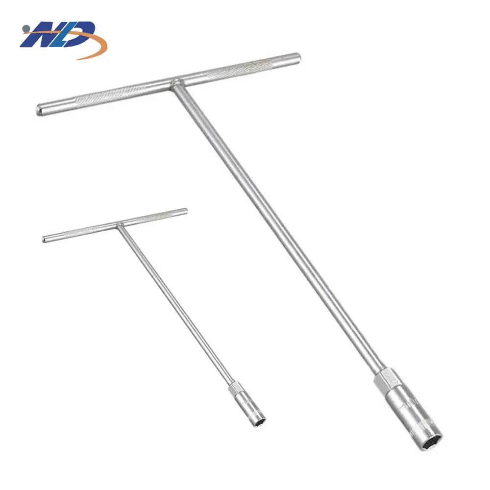 Factory Price Vanadium Steel Ratchet Wrench 10mm T Type Socket With Chrome Finish Industrial Hex Key OEM Customizable