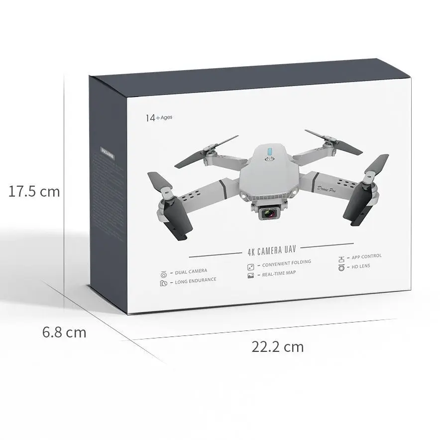 Wholesale Price Drone E88 Pro 4K UHD Dual Camera Flying Battery Long Range Portable Professional E88 E58 Drone Toy