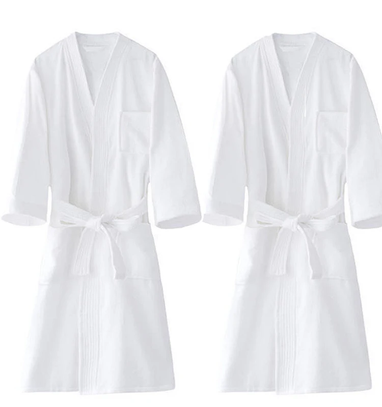 Hotel Home Gym Bathroom Supply Body Dry Bath Towel Gown Robe Cotton Towels Non Woven Disposable for SPA M L XL XXL Custom Size