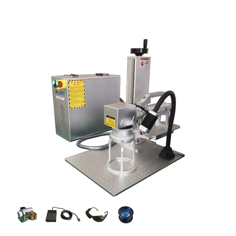 50W Fiber Laser Cleaning Machine For Removing Rust Paint Oil Glue Grease Surface Cleaning