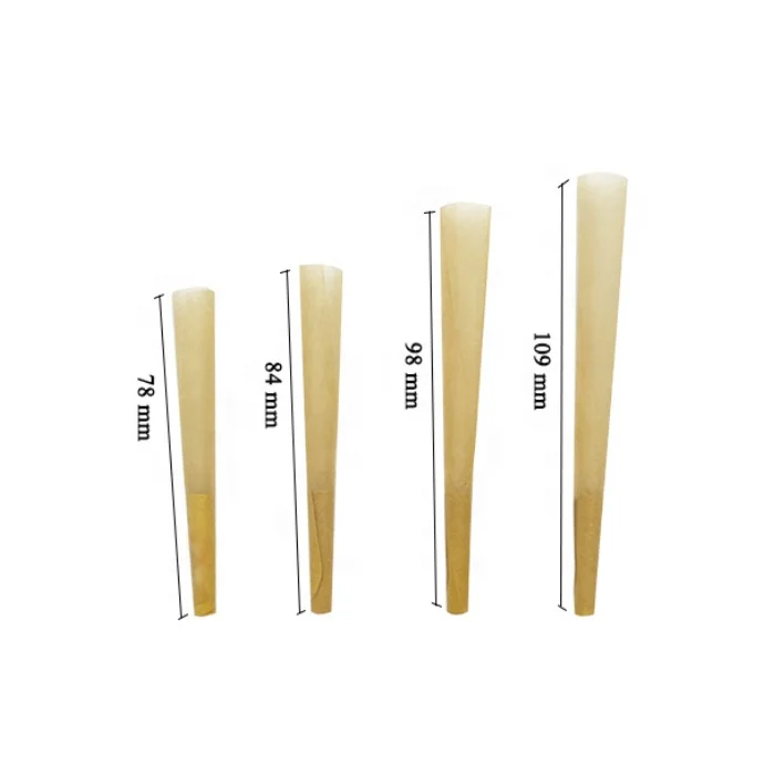 Nature Unbleached 13g 109mm king size 98mm 84mm Hemp Paper Pre-Rolled Cones for Smoking