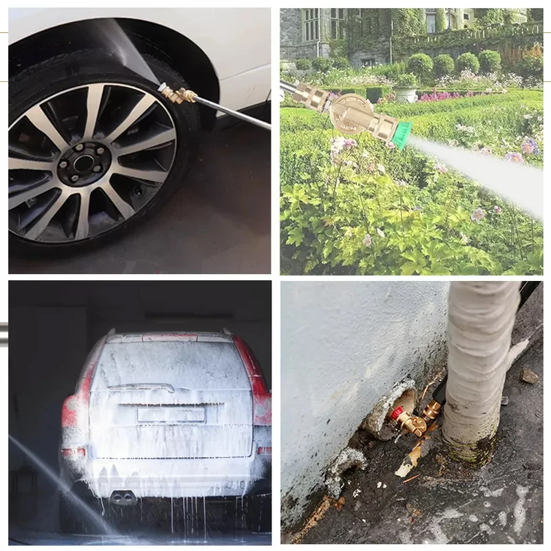 SPS Quick Conduits & Fittings 5 Color Turbo Jet Power Washer High Pressure Spray Nozzle