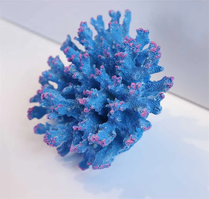 OEM/ODM Non-toxic resin lifelike resin artificial corals for fish tank Aquarium decorations