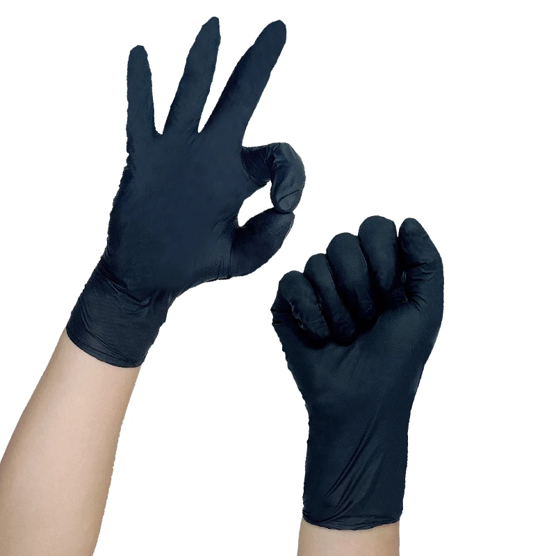 blue nitrile medical gloves nitril gloves box medical examination basic medical blue nitrile exam glove