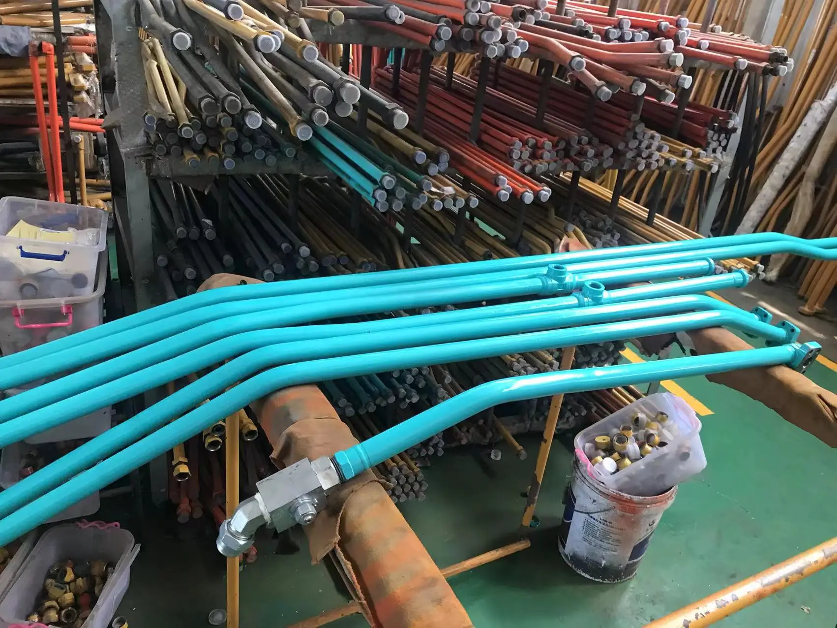 PC200 excavators hydraulic pipeline kit for install hydraulic breakers