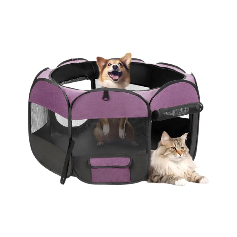 New design Portable Pet Playpen Foldable Puppy Play Tent Suitable for Indoor and Outdoor ,Dog and Cat play tent