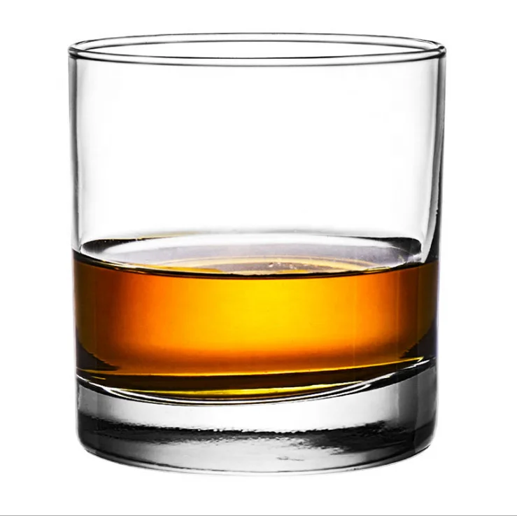 Private Labels Straight Body Round Sublimation Fancy Lead free Crystal Glass Whiskey Tasting Whisky Glass Tumbler for restaurant