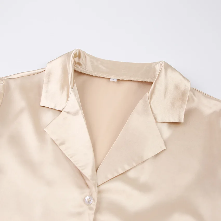 Wholesale Solid Color Satin Sleepwear Turkey Feather Custom Pajamas For Women Set