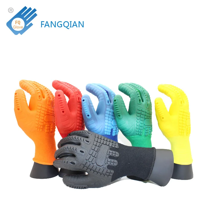Anti- vibration Safety Working  Gloves Mechanical Cut Resistant Gloves