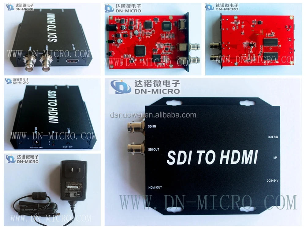 Высококачественный медиаконвертер SDI в HD MI, преобразователь сигнала HD