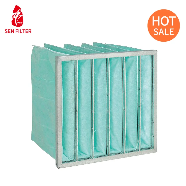 Active Carbon Hepatec V Bank New Panel Filter HVAC Clean Room Restaurant Home Hotels Manufacturing Plant HEPA Air Filter